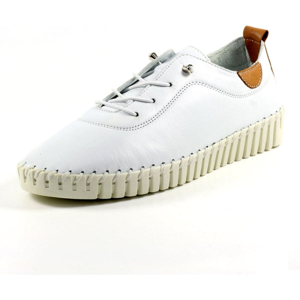 Lunar Women’s Flamborough Leather Shoe | White FLM011 WT