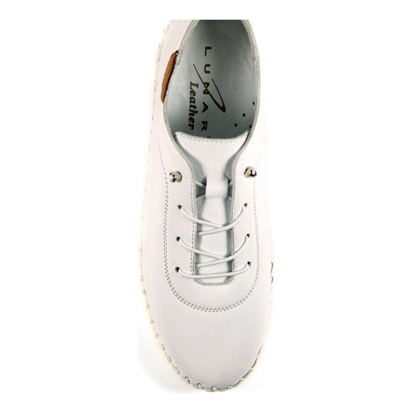 Lunar Women’s Flamborough Leather Shoe | White FLM011 WT