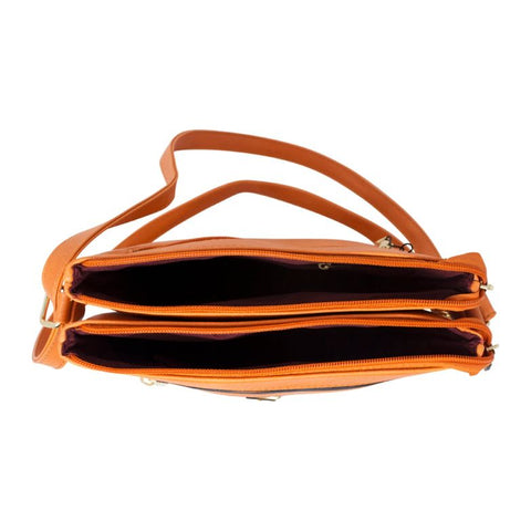 Bags Women’s Buckle Detail Crossbody Bag | Orange H9868