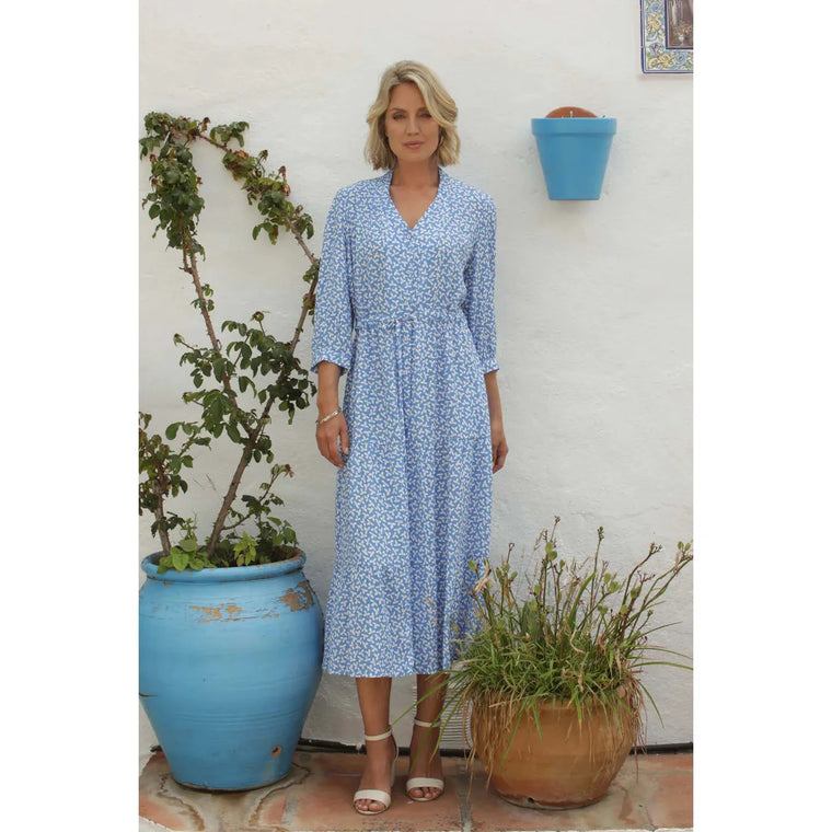 Pomodoro Women’s Santorini Midi Dress | Ocean 62406