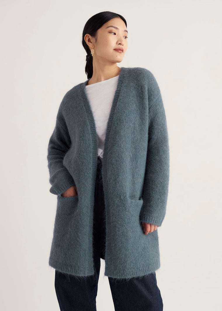 Seasalt Women's Cardigan Autumn Sun - Light Nickel