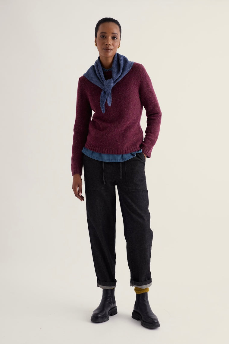 Seasalt Women's Dawson Pick Jumper - Dark Hellebore