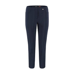 Robell Women’s Trousers Seersucker Rose 09 68cm | 51622 54554 | Col - 69 Navy