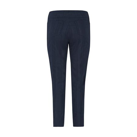 Robell Women’s Trousers Seersucker Rose 09 68cm | 51622 54554 | Col - 69 Navy