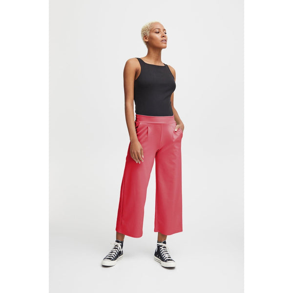 Ichi Women’s Wide Trousers | Ihkate Sus Wide Pants Carmine