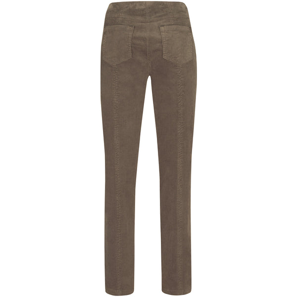 Robell Women's Fine Cord Trousers Bella 78cm| 52457 54363 | Col-17 Taupe