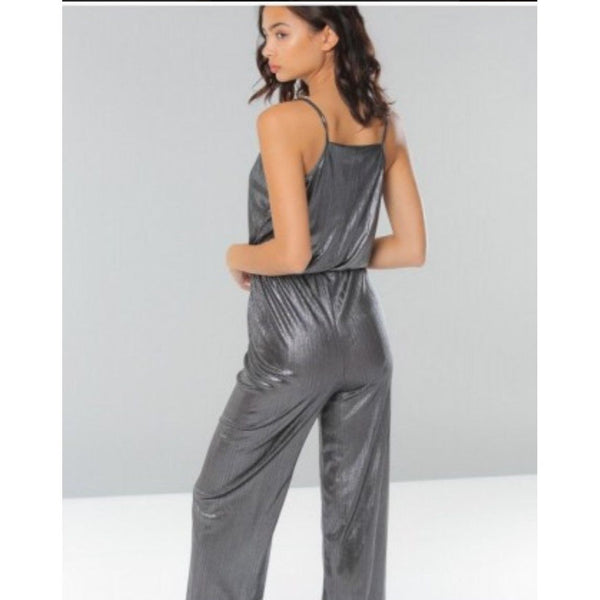 Walg Women's Metallic Jumpsuit