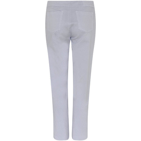 Robell Women’s Trousers Bella 09 68cm | 51560 54736 | Col - 91 Grey/white