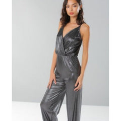 Walg Women's Metallic Jumpsuit