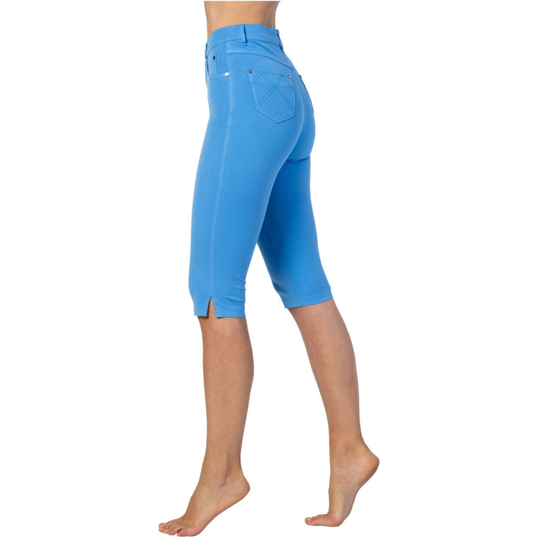 Marble Women's Knee Length Jeans Azure Blue | 2409 190